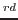 ${}^{rd}$