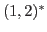 $(1,2)^{*}$