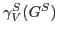 $\gamma _{V}^S(G^S)$