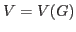 $V = V(G)$